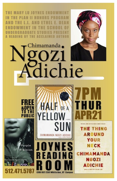 A reading by Chimamanda Ngozi Adichie