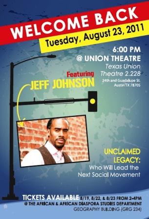 Welcome Back-Student Event - UNCLAIMED LEGACY: Who Will Lead the Next Social Movement