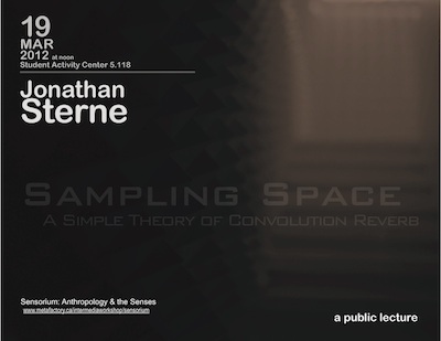 Jonathan Sterne: Sampling Space