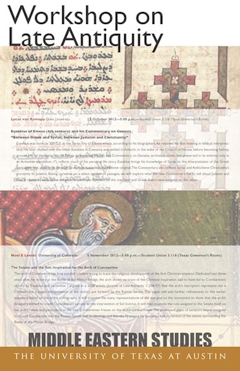Noel Lenski, University of Colorado - Boulder: “The Senate and the Sun: Inspiration for the Arch of Constantine.”