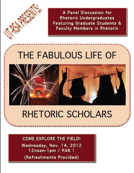 Panel Discussion: The Fabulous Life of Rhetoric Scholars