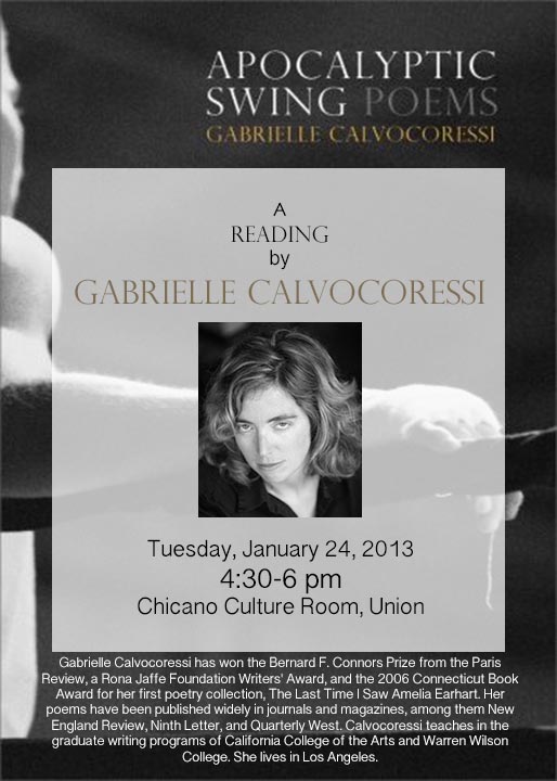 A Reading by Gabrielle Calvocoressi