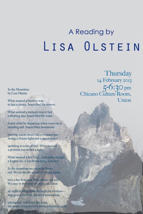 A Reading by Lisa Olstein