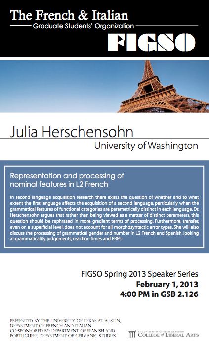 FIGSO Speaker Series - Julia Herschensohn