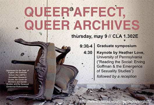 Queer Affect, Queer Archives Symposium