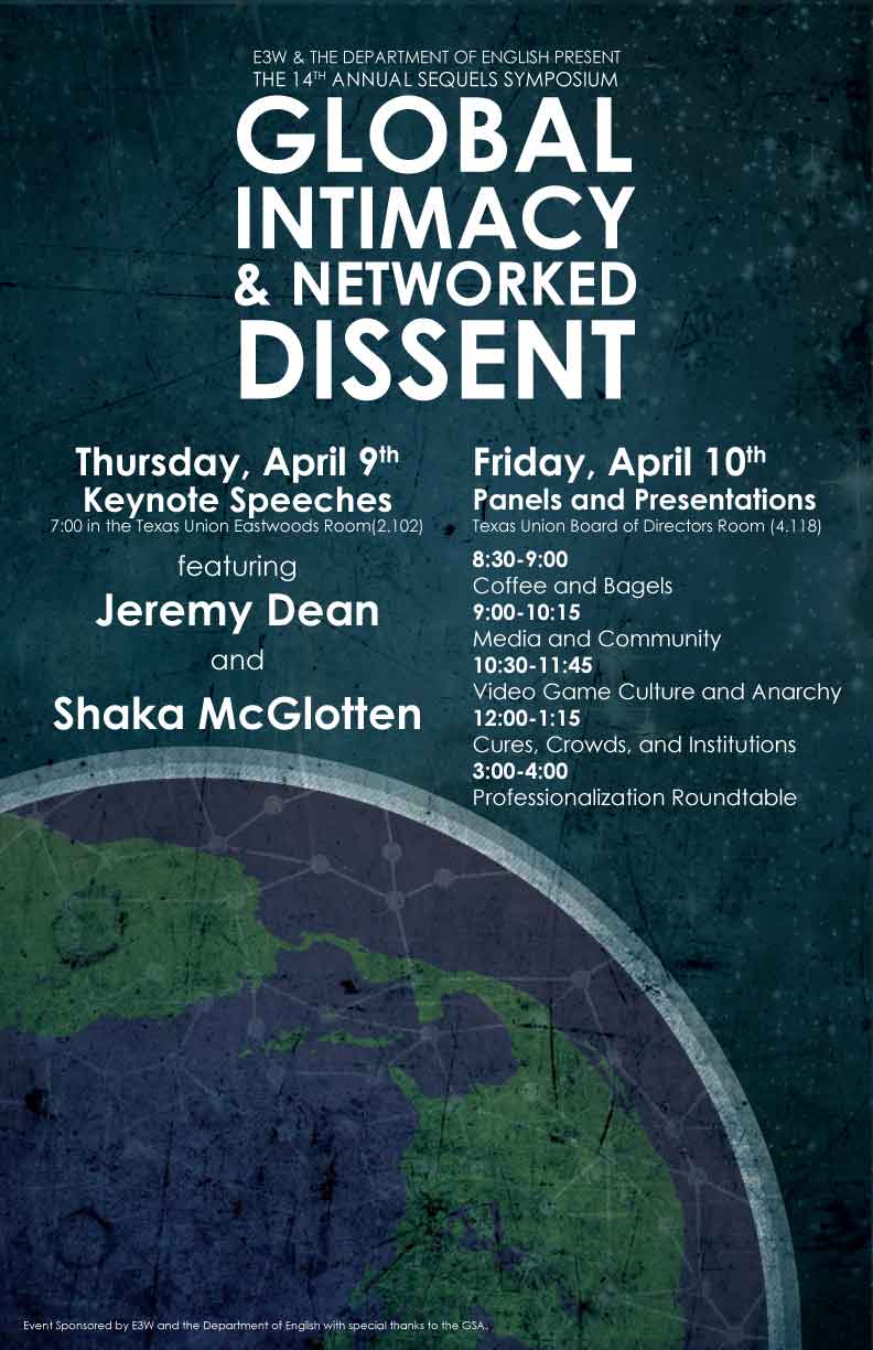 SEQUELS 2015: GLOBAL INTIMACY & NETWORKED DISSENT