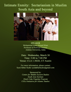 Intimate Enmity: Sectarianism in Muslim South Asia and Beyond>