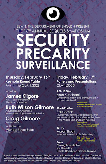 16th Annual Sequels Symposium: Security, Precarity, Surveillance