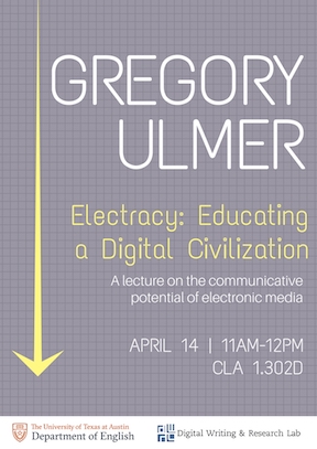 Gregory Ulmer Lecture: