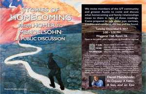 Daniel Mendelsohn at UT- Discussion, December 5