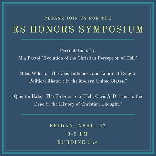 RS Honors Symposium