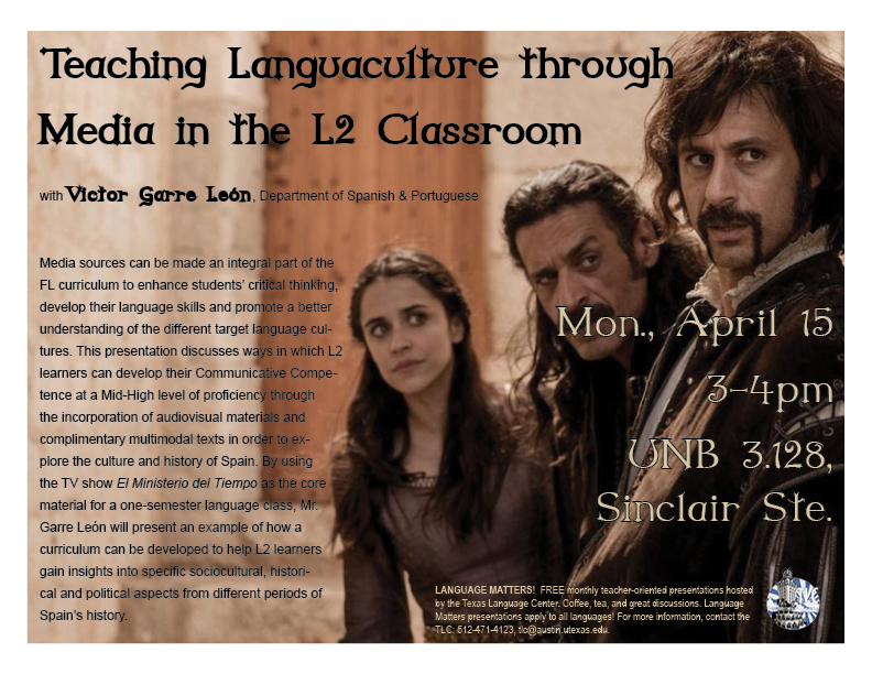 April Language Matters with Victor Garre León