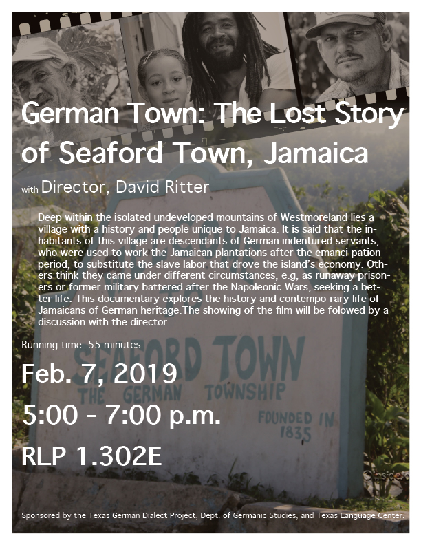 German Town: The Lost Story of Seaford Town, Jamaica