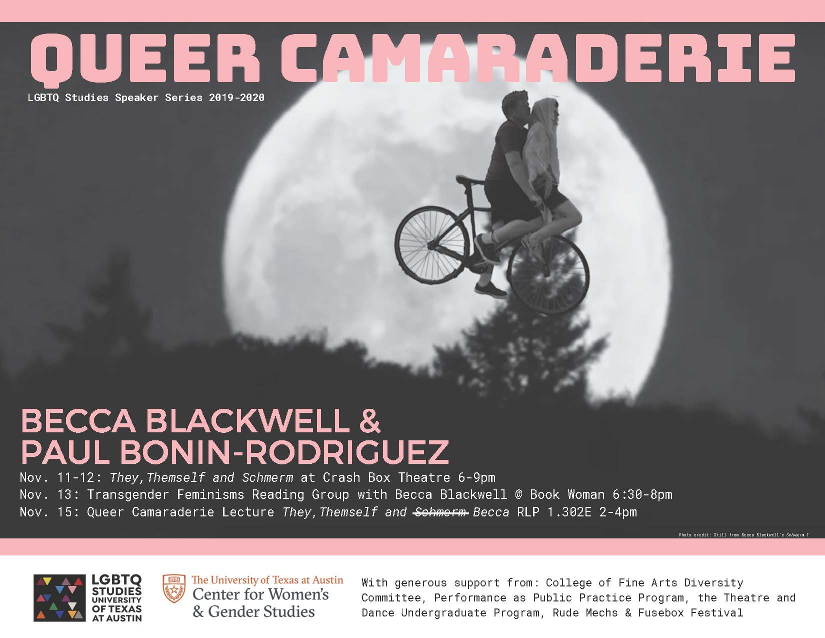 Queer Camaraderie is back with Becca Blackwell
