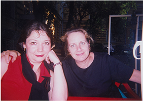 Maria Arbatova (left) with Elizabeth Rich