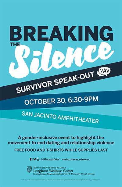 Breaking the Silence – Survivor Speak-Out