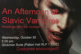 An Afternoon of Slavic Vampires: Readings from the Undead