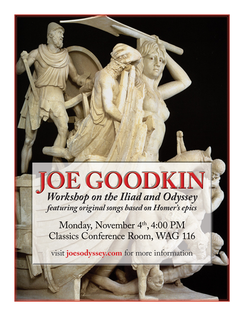 Joe Goodkin: workshop on the Iliad and Odyssey