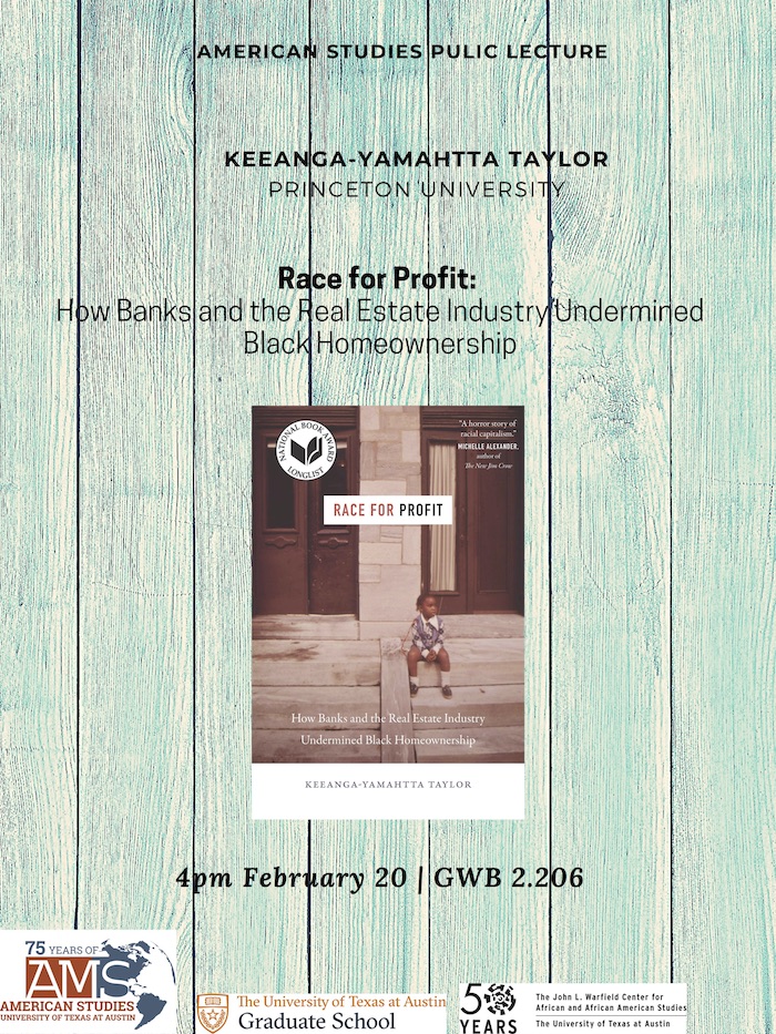 Public Talk: Keeanga-Yamahtta Taylor of Princeton University: