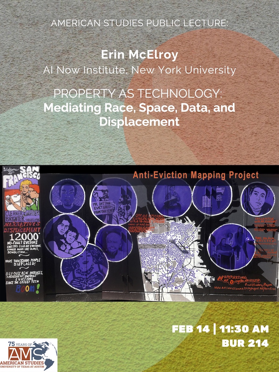 Public Talk: Erin McElroy of AI Now Institute, New York University: