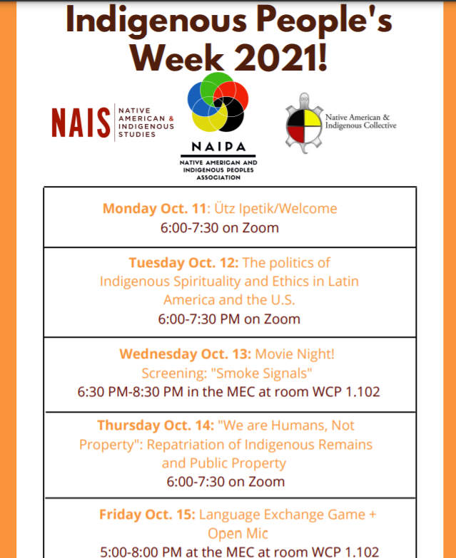 Ütz Indigenous Peoples' Week 2021>(02)