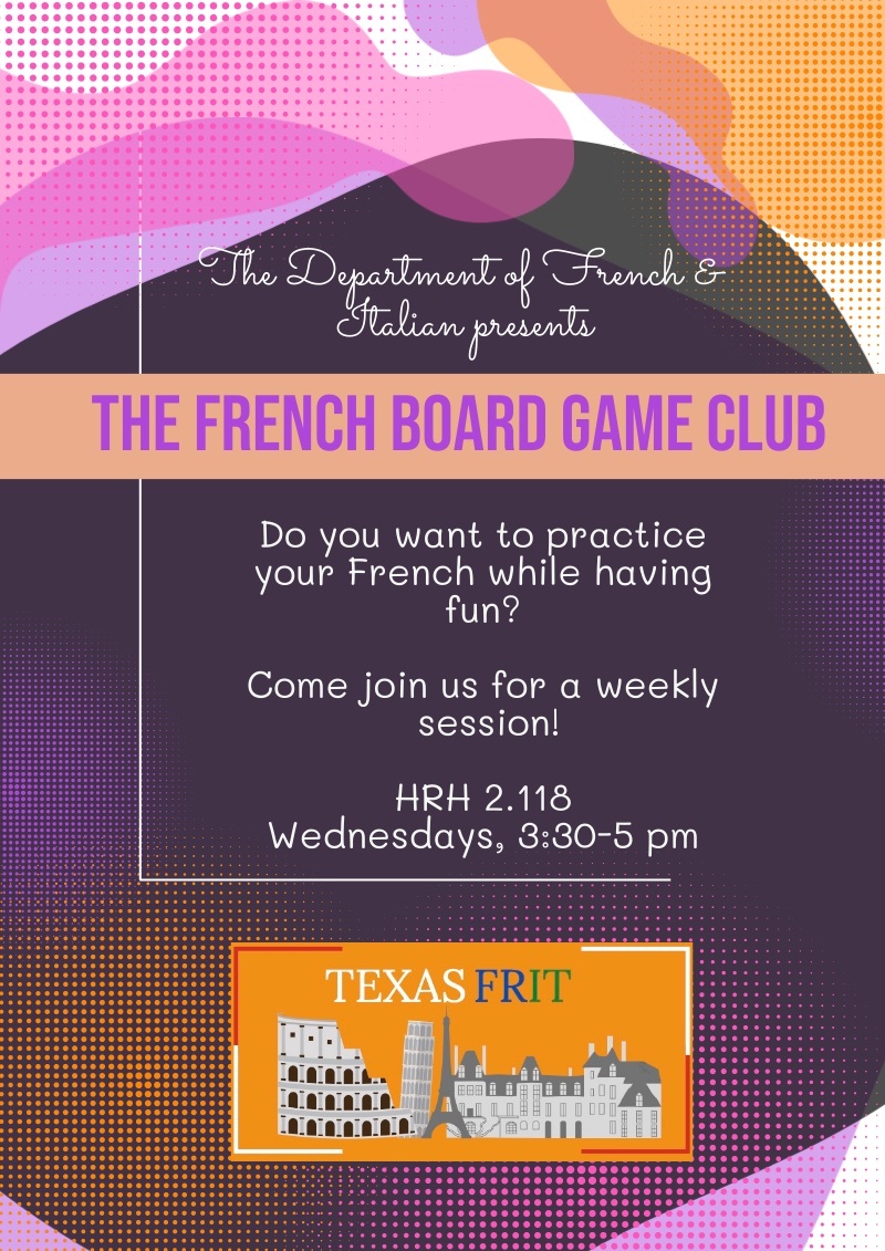 French Board Games For Students