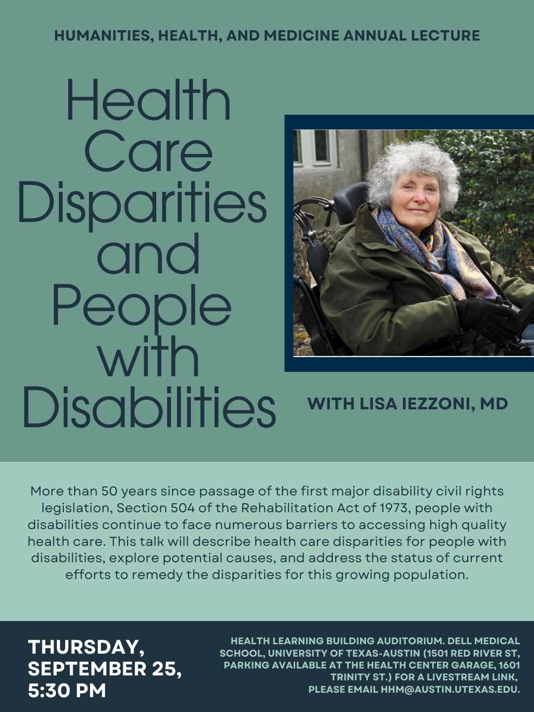 Health Care Disparities and People with Disabilities with Lisa