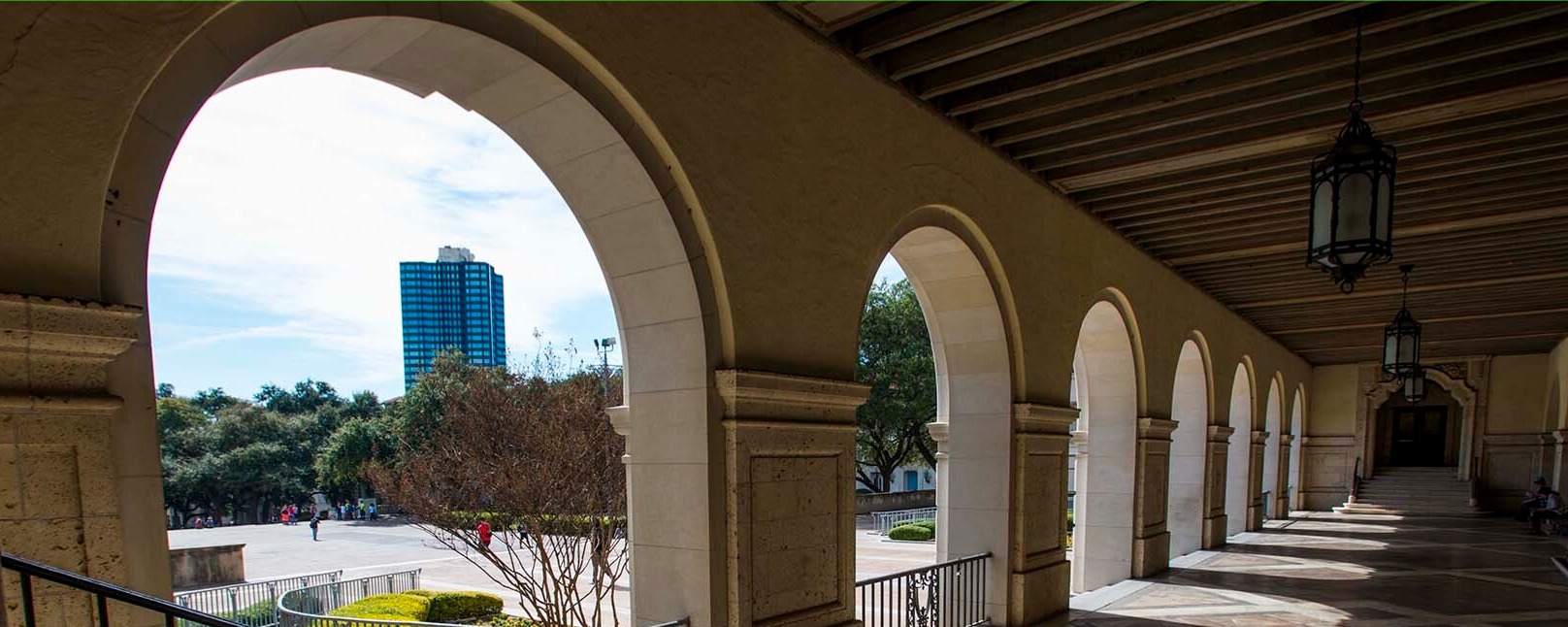 Photo of arches in the main building
