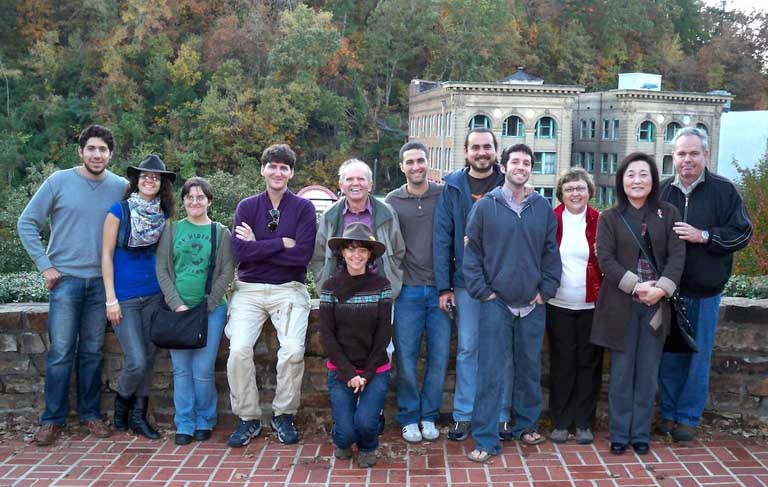 Participants in the Department field trip to Arkansas, at Hot Springs, Arkansas, with local field trip leader.