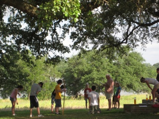 The Tempest, Camp Shakespeare Students at Winedale