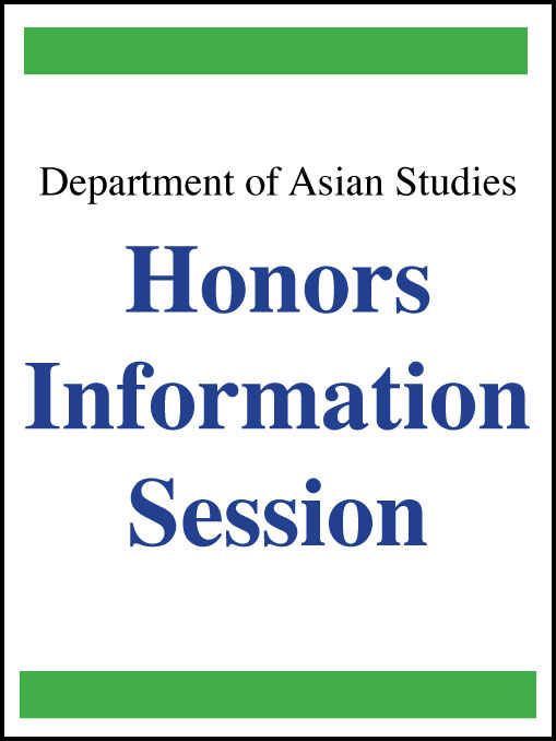 Department Holds Honors Program Informational Session