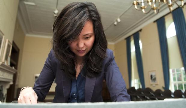 Esther Chung, APA Neighborhood Liaison of the Austin History Center.