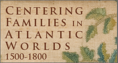 Detail, genealogy sampler made by Lorenza Fisk, Concord, Massachusetts, 1811. Courtesy, Winterthur, gift of Mrs. Alfred C. Harrison, 1969.430a,b.
