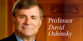 President Powers addresses Commission of 125 and University of Texas community, lauds Dr. Oshinsky and others