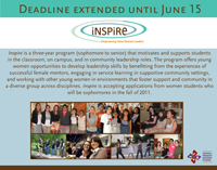 Deadline Extended for Inspire Applications