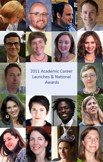 English Graduate Students: Academic Career Launches and National Awards