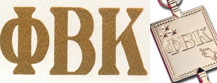 Department of English Phi Beta Kappa Membership Invitees