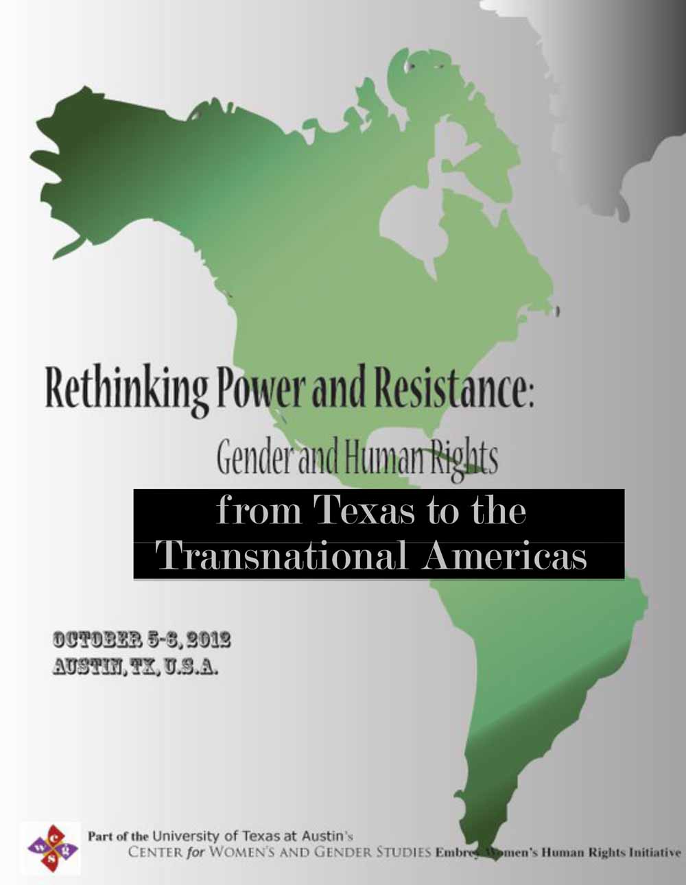 Convocatoria/Call for Proposals: Rethinking Power & Resistance: Gender & Human Rights from Texas to the Transnational Americas