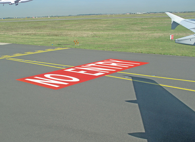 Allan deSouza, No Entry, from The World Series, 2011, 12
