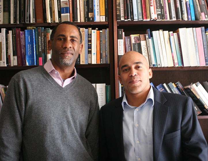 Tenure recipients Dr. Marshall and Dr. Foster