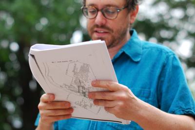 Dr. Eliot Tretter leads the Jane Jacobs East Austin Walk and Tour