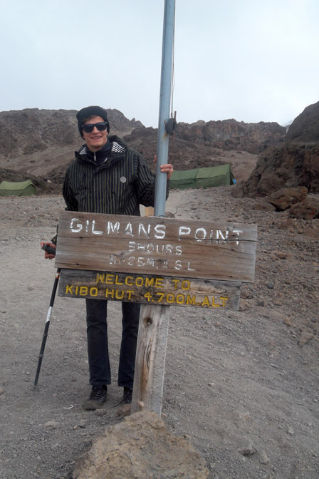 Alex Djamoos Climbs Mount Kilimanjaro, Reaching Last Camp at 15,000 Feet