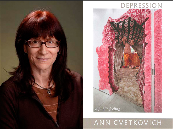Ann Cvetkovich and the cover of 'Depression: a Public Feeling'