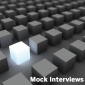Participate in a mock interview to improve your interview skills!
