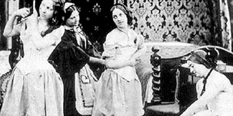 Brothel workers from the 1800s