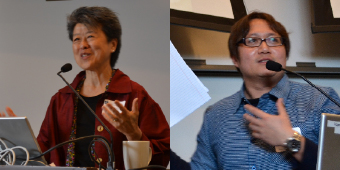 Helen Zia, Journalist; and Dominic Yang, Postdoctoral Fellow, UBC, and future IHS Fellow in 2013-14