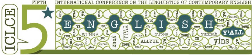 International Conference on the Linguistics of Contemporary English to be held at UT, Fall 2013