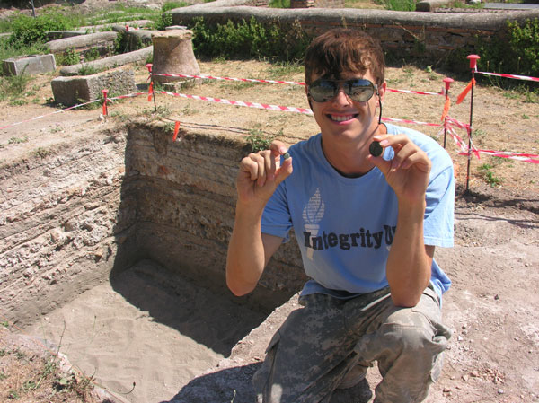 Classical Archaeology major Nathan Carmichael awarded Presidential Scholarship
