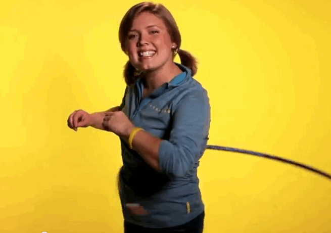 Jamie Hill Hula Hoops for Livestrong