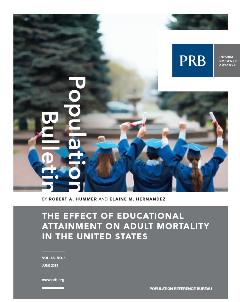 PRC Researchers Publish New Population Reference Bureau Bulletin on Educational Attainment and Mortality